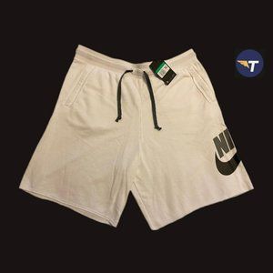 White Nike Cotton Shorts With Pockets *BRAND NEW